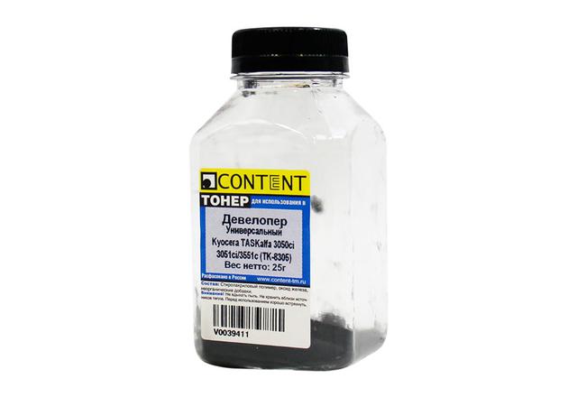 Девелопер Content универсальный для Kyocera TASKalfa 3050ci /  3051ci /  3551c (TK-8305), 25 г, банка