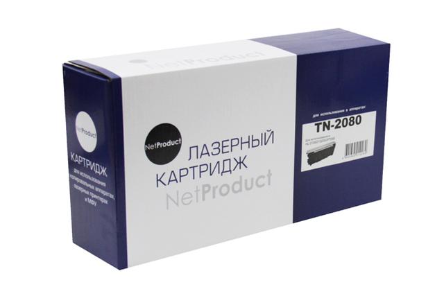 Тонер-картридж NetProduct (N-TN-2080) для Brother HL-2130/ DCP-7055, 0,7K