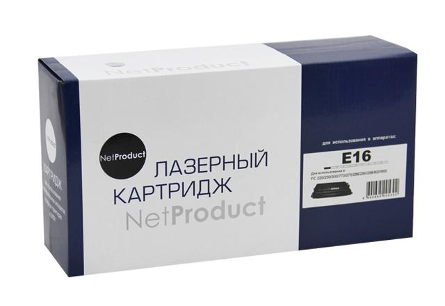 Картридж NetProduct (N-E-16) для Canon FC 200/ 210/ 220/ 230/ 330, 2K