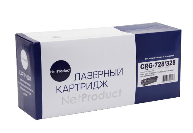 Картридж NetProduct (N-№728/ 328) для Canon MF-4410/ 4430/ 4450/ 4570/ 4580, 2,1K