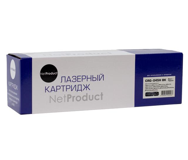 Картридж NetProduct (N-№045H BK) для Canon LBP-611/ 613/ MF631/ 633/ 635, Bk, 2,8K