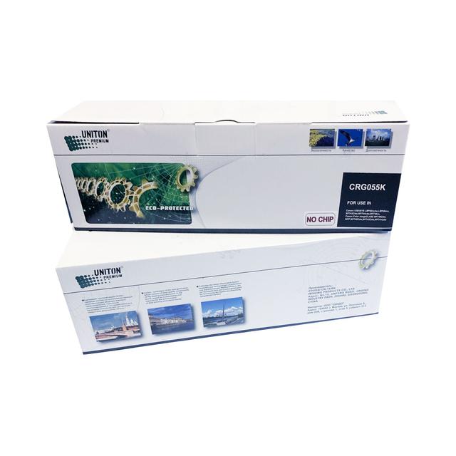 Картридж для CANON LBP-663/664/MF746/742/744  Cartridge 055 черный (2,3K) БЕЗ ЧИПА!!! UNITON Premium GREEN LINE (Eco Protected)