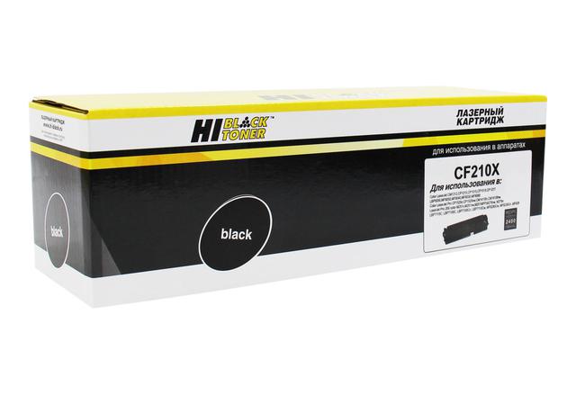 Картридж Hi-Black (HB-CF210X) для HP CLJ Pro 200 M251/ MFPM276, №131X, Bk, 2,4K