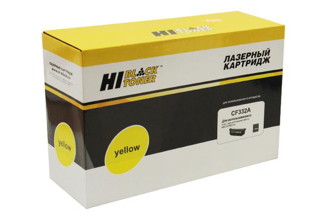 Картридж Hi-Black (HB-CF332A) для HP CLJ M651n/ 651dn/ 651xh, №654A, Восстанов., Y, 15K