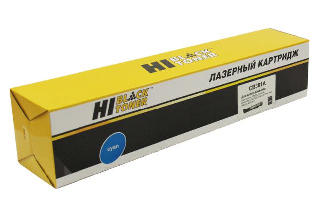 Тонер-картридж Hi-Black (HB-CB381A) для HP CLJ CP6015dn/ CM6030/ 6040MFP, Восстанов, C, 21K