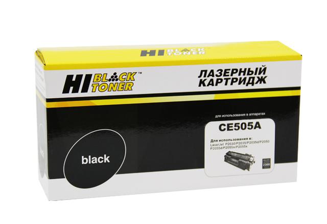 Картридж Hi-Black (HB-CE505A) для HP LJ P2055/ P2035/ Canon №719, 2,3K