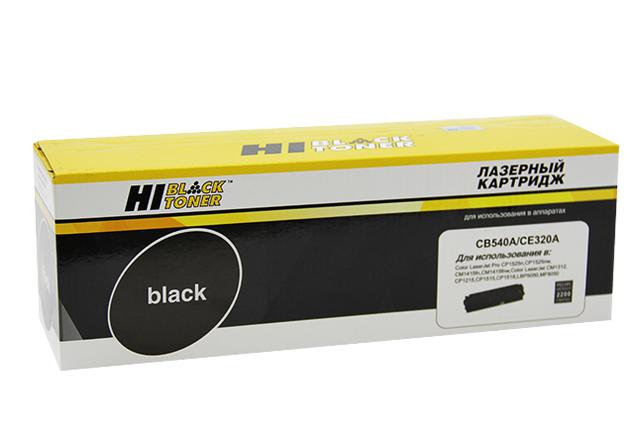 Картридж Hi-Black (HB-CB540A/ CE320A) для HP CLJ CM1300/ CM1312/ CP1210/ CP1525, Bk, 2,2K