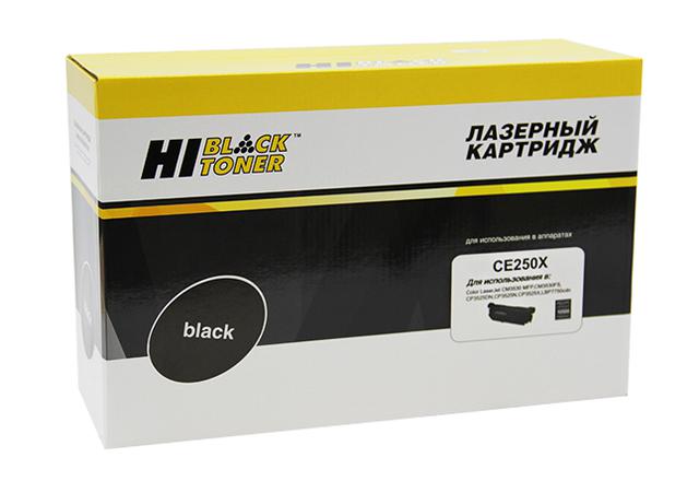 Картридж Hi-Black (HB-CE250X) для HP CLJ CP3525/ CM3530, Восстановленный, Bk, 10,5K