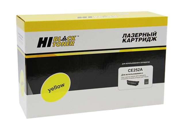 Картридж Hi-Black (HB-CE252A) для HP CLJ CP3525/ CM3530, Восстановленный, Y, 7K