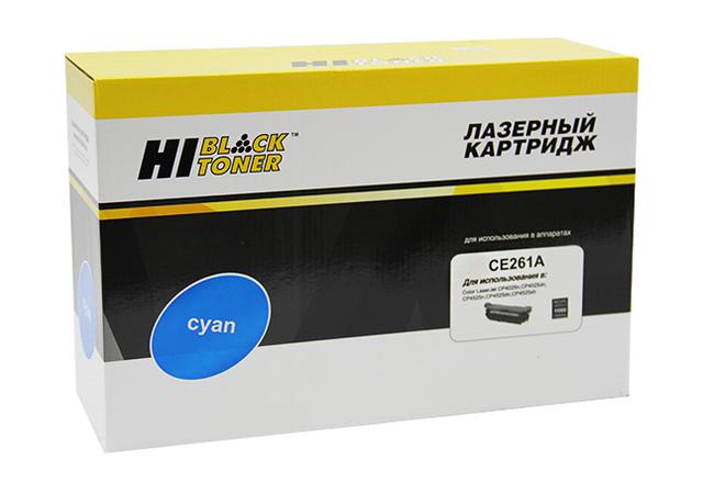 Картридж Hi-Black (HB-CE261A) для HP CLJ CP4025/ 4525, Восстановленный, C, 11K