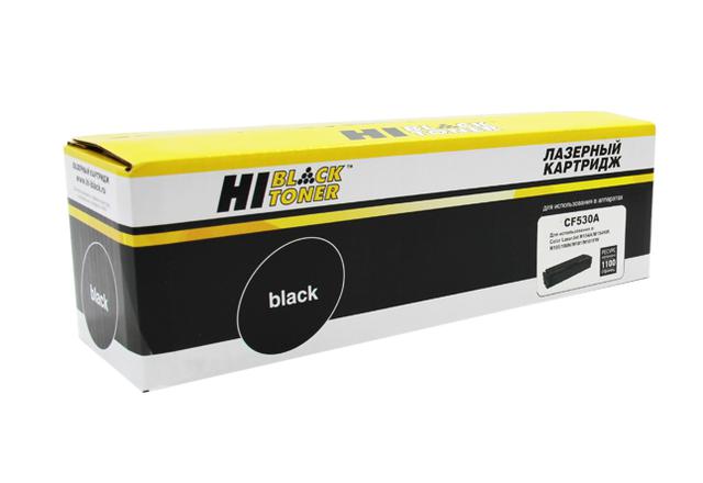 Картридж Hi-Black (HB-CF530A) для HP CLJ Pro M154A/ M180n/ M181fw, Bk, 1,1K