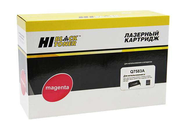 Картридж Hi-Black (HB-Q7583A) для HP CLJ 3800/ CP3505/ Canon MF8450, Восстановленный, M, 6K