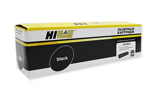 Картридж Hi-Black (HB-CF400X) для HP CLJ M252/ 252N/ 252DN/ 252DW/ 277n/ 277DW, №201X, Bk, 2,8K