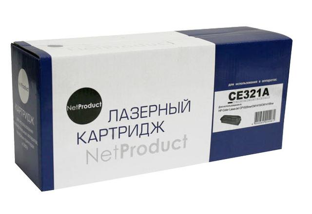 Картридж NetProduct (N-CE321A) для HP CLJ Pro CP1525/ CM1415, C, 1,3K