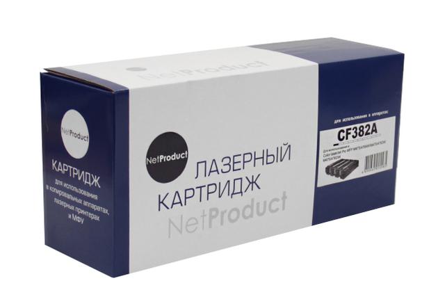 Картридж NetProduct (N-CF382A) для HP CLJ Pro MFP M476dn/ dw/ nw, №312A, Y, 2,7K