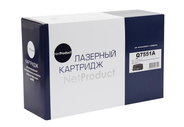 Картридж NetProduct (N-Q7551A) для HP LJ P3005/ M3027MFP/ M3035MFP, 6,5K