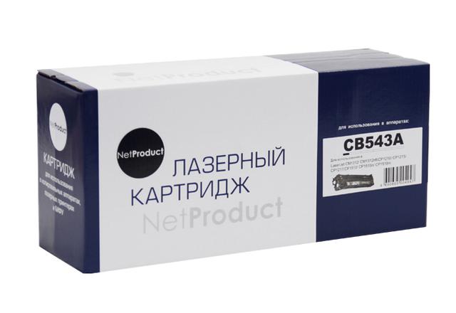 Картридж NetProduct (N-CB543A) для HP CLJ CM1300/ CM1312/ CP1210/ CP1215, M, 1,5K