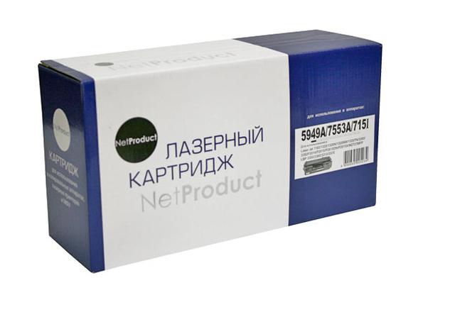 Картридж NetProduct (N-Q5949A/ Q7553A) для HP LJ 1160/ 1320/ P2015/ Canon 715, Универс., 3K