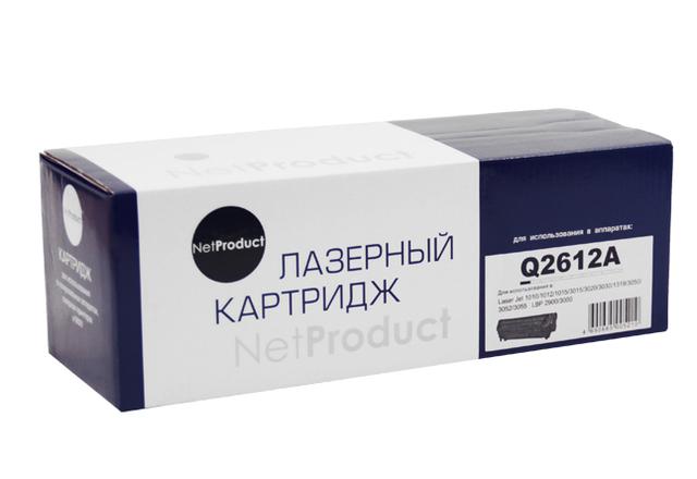 Картридж NetProduct (N-Q2612A) для HP LJ 1010/ 1020/ 3050, 2K