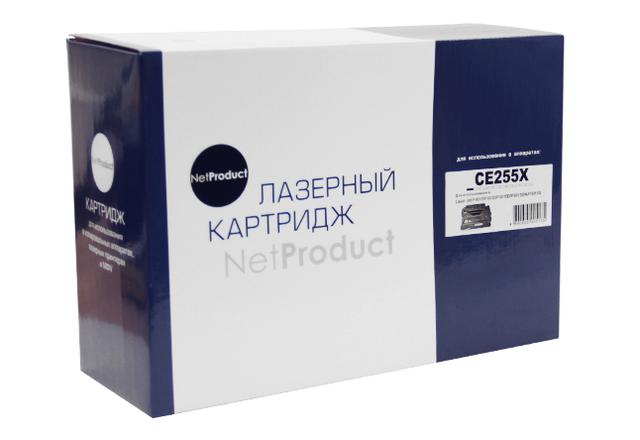 Картридж NetProduct (N-CE255X) для HP LJ P3015, 12,5K