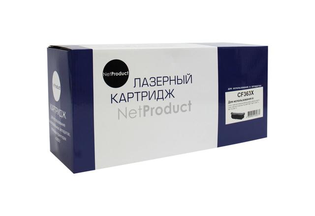 Картридж NetProduct (N-CF363X) для HP CLJ Enterprise M552/ M553/ MFP M577, M, 9,5K