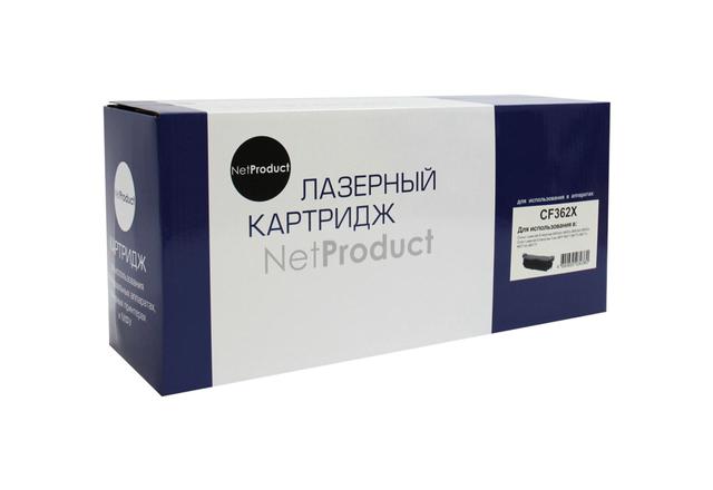 Картридж NetProduct (N-CF362X) для HP CLJ Enterprise M552/ M553/ MFP M577, Y, 9,5K