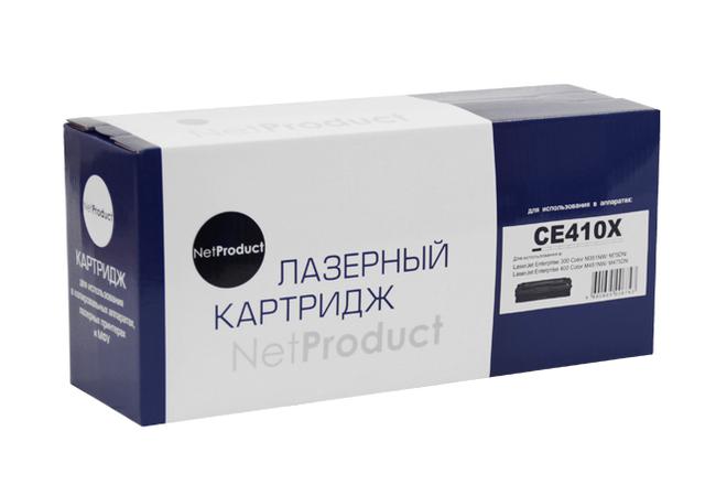 Картридж NetProduct (N-CE410X) для HP CLJ Pro300 Color M351/ M375/ Pro400 Color/ M451, Bk, 4K