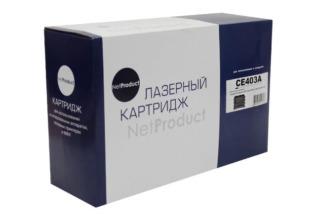 Картридж NetProduct (N-CE403A) для HP LJ Enterprise 500 color M551n/ M575dn, M, 6K