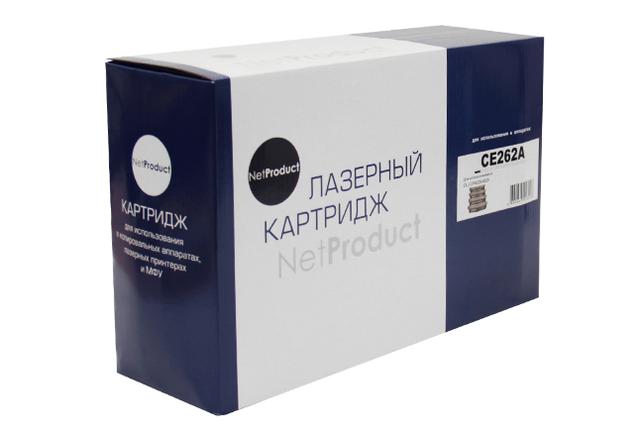 Картридж NetProduct (N-CE262A) для HP CLJ CP4025/ 4525, Восстановленный, Y, 11K