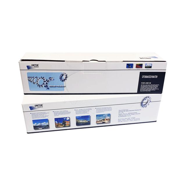 Картридж для HP Color LJ M176 / CP1025 CF350A/CE310A/Canon 729Bk черный (1,3K) UNITON Premium