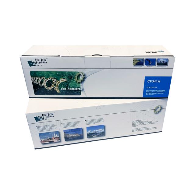 Картридж для HP Color LJ M254/ M280/ M281  CF541A (203A) синий (1,3K) UNITON Premium GREEN LINE (Eco Protected)