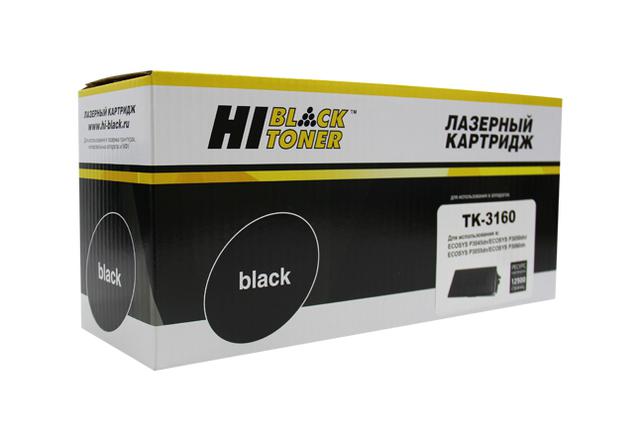 Тонер-картридж Hi-Black (HB-TK-3160) для Kyocera P3045dn/ P3050dn/ P3055dn, 12,5K, с/ ч