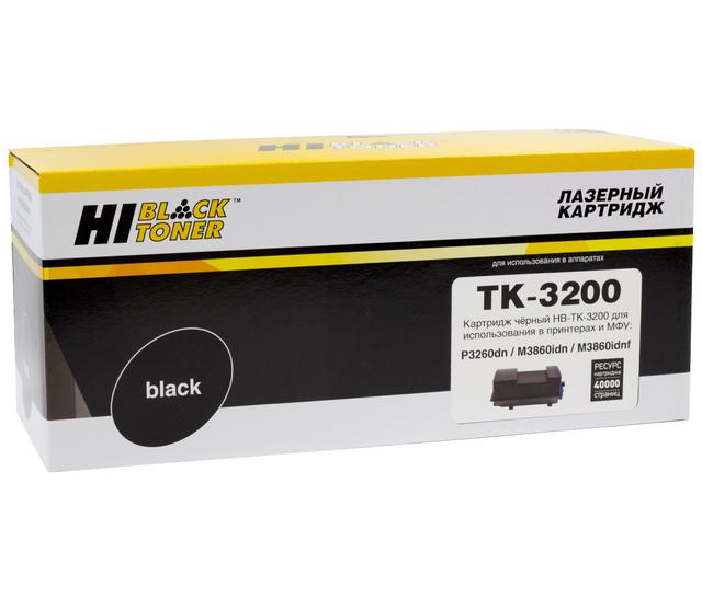 Тонер-картридж Hi-Black (HB-TK-3200) для Kyocera Ecosys P3260dn/ M3860idn/ M3860idnf, 40K