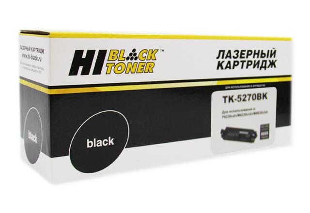 Тонер-картридж Hi-Black (HB-TK-5270BK) для Kyocera M6230cidn/ M6630/ P6230cdn, Bk, 8K