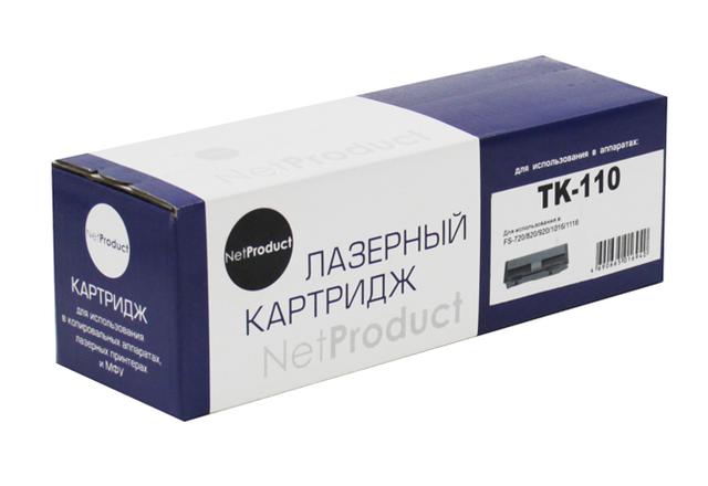 Тонер-картридж NetProduct (N-TK-110) для Kyocera FS-720/ 820/ 920, 6K