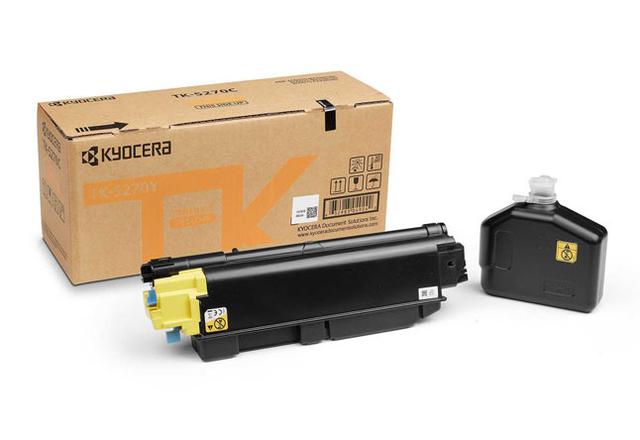 Тонер-картридж TK-5270Y Kyocera P6230cdn/ M6230cidn/ M6630c, 6К (O) жёлтый 1T02TVANL0
