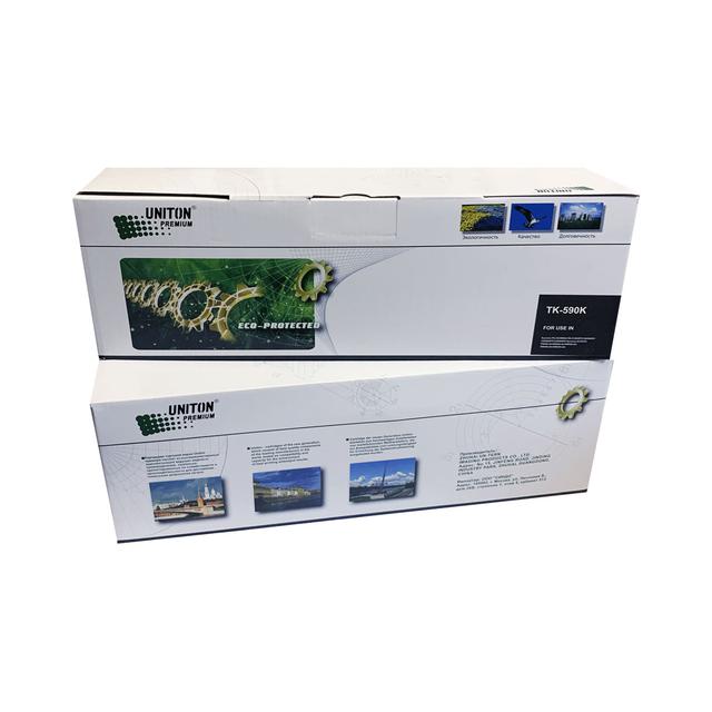 Тонер-картридж для (TK- 590K) KYOCERA FS-C5250/2026/2526/2626 (7K, SAKATA) черный UNITON Premium GREEN LINE (Eco Protected)