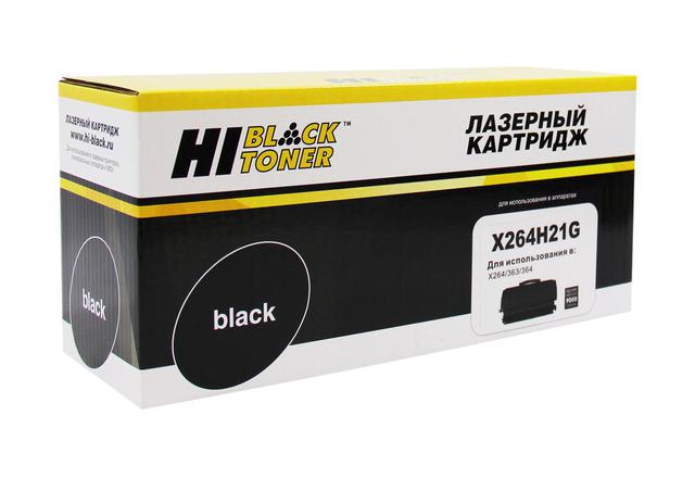 Тонер-картридж Hi-Black (HB-X264H21G) для Lexmark X264/ 363/ 364, 9K