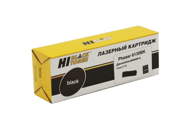 Тонер-картридж Hi-Black (HB-106R01285/ 106R01281) для Xerox Phaser 6130, Восстанов., Bk, 2K