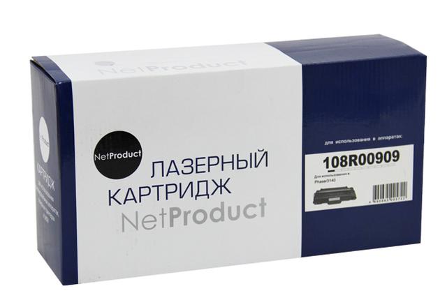 Картридж NetProduct (N-108R00909) для Xerox Phaser 3140/ 3155/ 3160, 2,5K