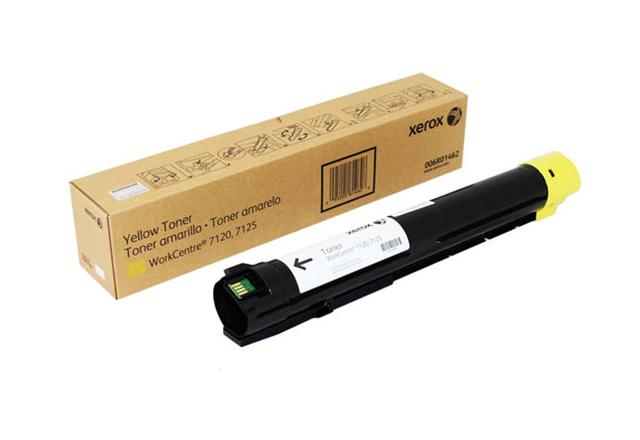 Тонер-картридж Xerox WC 7120/ 7125/ 7220/ 7225, 15К (О) жёлтый 006R01462