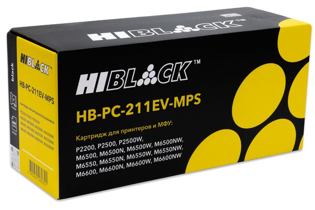 Картридж Hi-Black (HB-PC-211EV-MPS) для Pantum P2200/ P2207/ P2507/ P2500W/ M6500/ 6550/ 6607, 6К