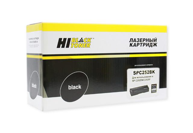 Картридж Hi-Black (HB-SPC252Bk) для Ricoh Aficio SPC252DN/ C252SF/ SPC262DNw/ SPC262SFNw, Bk, 6,5K