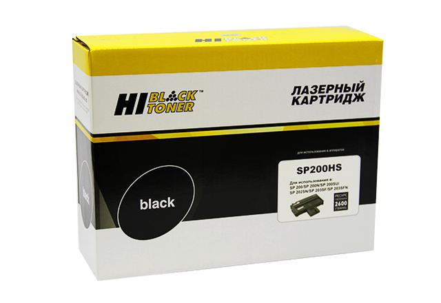 Картридж Hi-Black (HB-SP200HS) для Ricoh Aficio SP 200N/ SP202SN/ SP203SFN, 2,6K