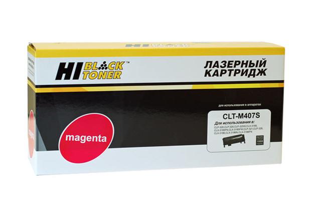 Тонер-картридж Hi-Black (HB-CLT-M407S) для Samsung CLP-320/ 320n/ 325/ CLX-3185, M, 1K