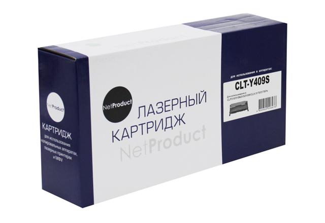 Тонер-картридж NetProduct (N-CLT-Y409S) для Samsung CLP-310/ 315/ CLX-3170fn/ 3175, Y, 1K