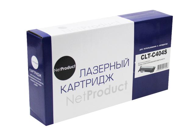 Тонер-картридж NetProduct (N-CLT-C404S) для Samsung Xpress C430/ C430W/ 480/ W/ FN, C, 1K