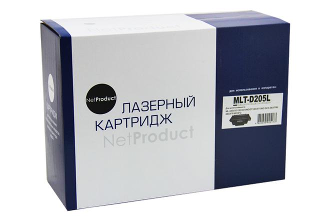 Картридж NetProduct (N-MLT-D205L) для Samsung ML-3310D/ 3310ND/ 3710D/ 3710ND/ SCX-4833, 5K