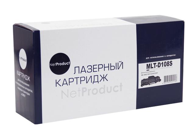 Картридж NetProduct (N-MLT-D108S) для Samsung ML-1640/ 1641/ 2240/ 2241, 1,5K