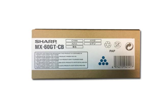 Тонер-картридж голубой Sharp Sphinx/ Phoenix/ Griffin, 12К (О) MX60GTCB/ MX61GTCB